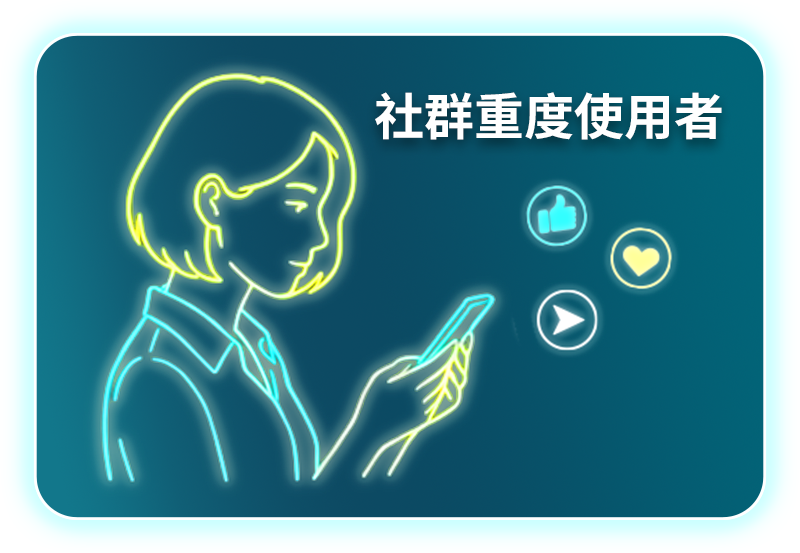 社群重度使用者